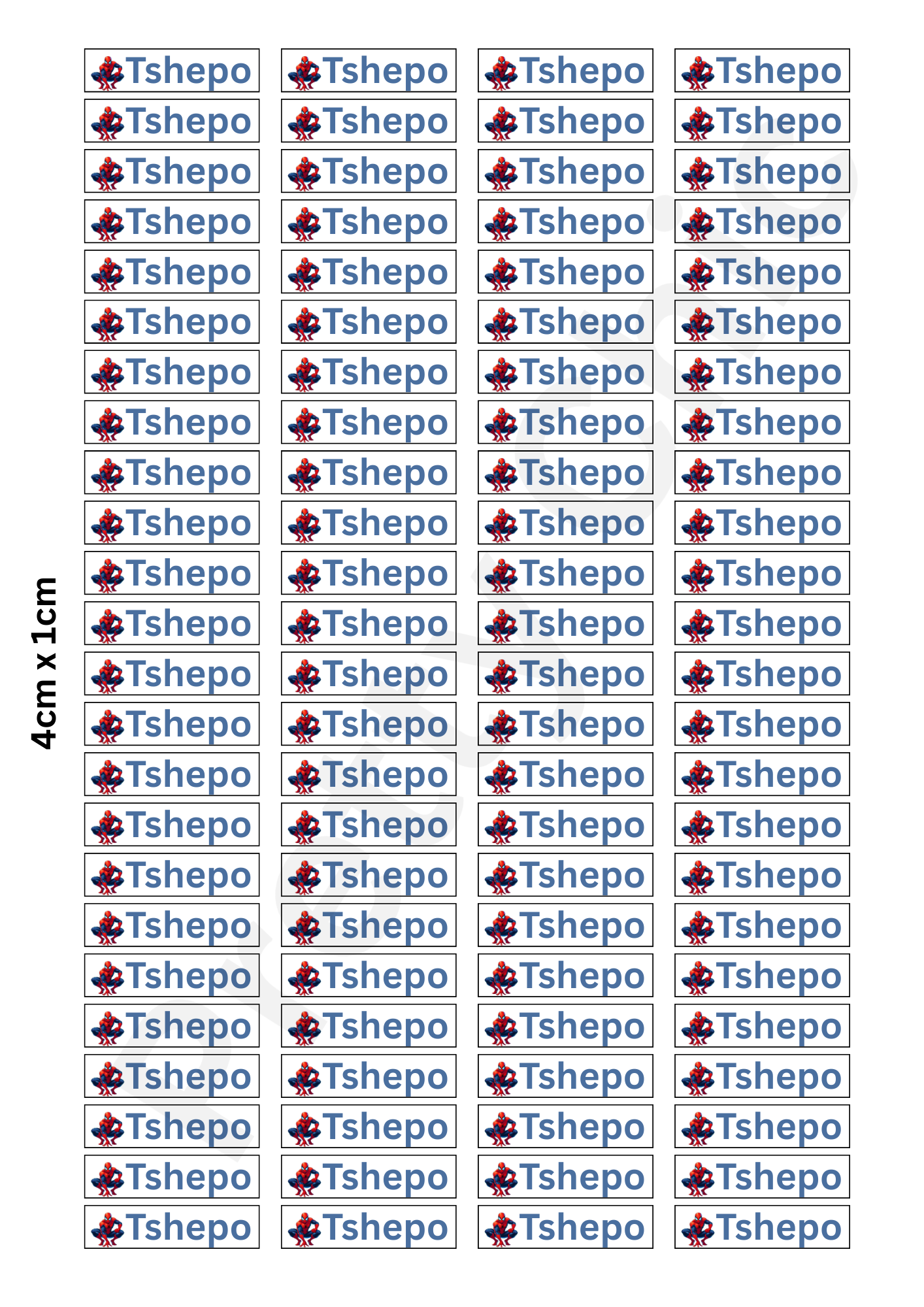 Custom Stationery Labels - Image 2