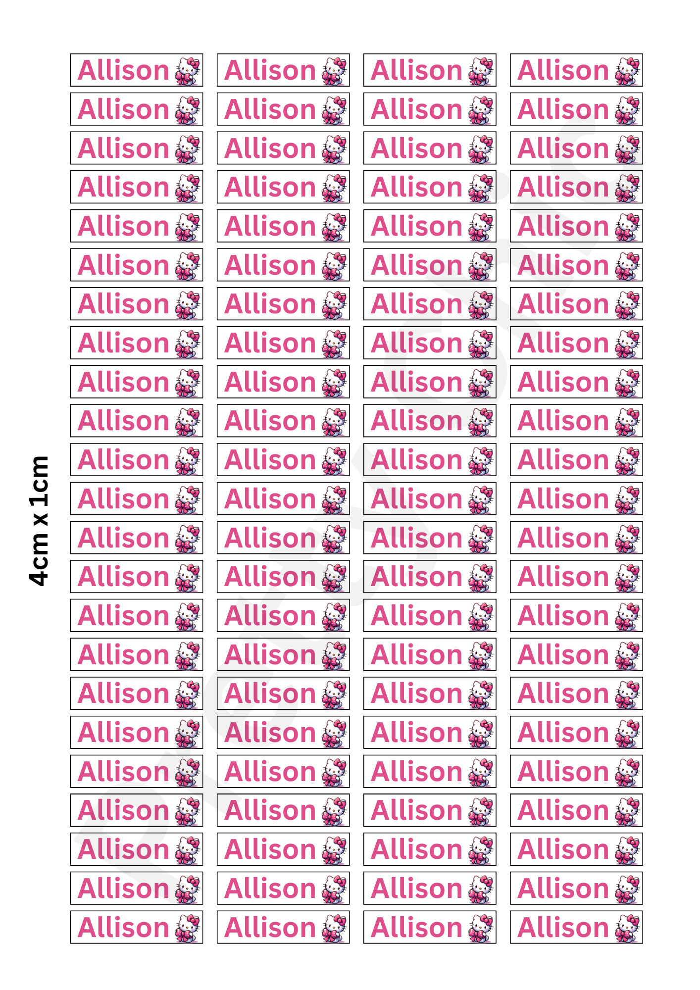 Custom Stationery Labels - Image 3