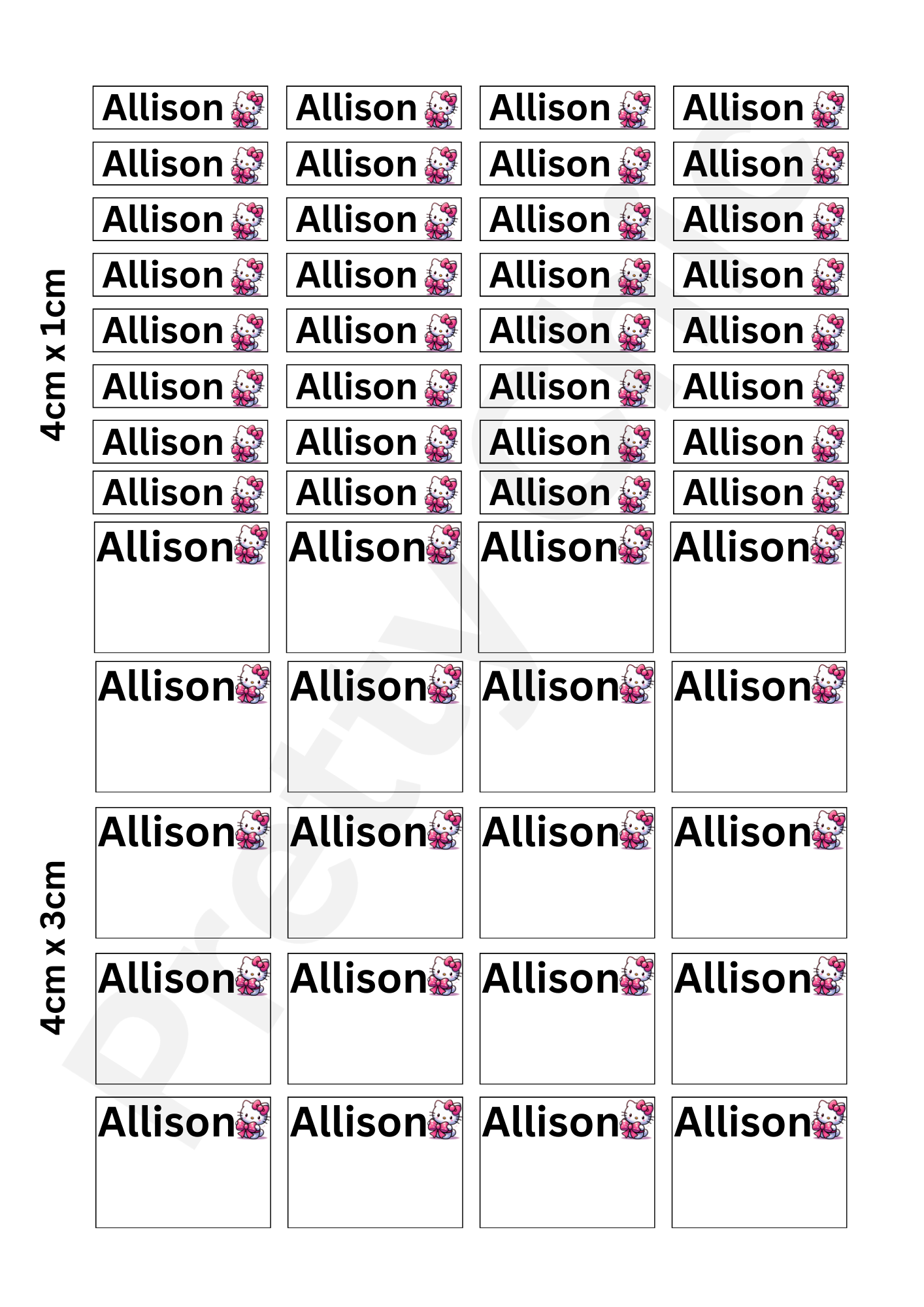 Custom Stationery Labels - Image 5