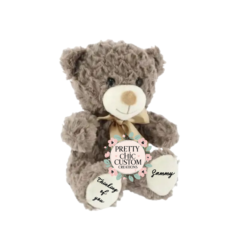 20cm Teddy Bear with Name & Message
