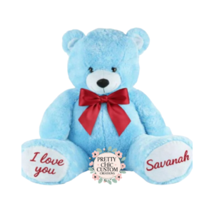 80cm Teddy Bear with Name & Message