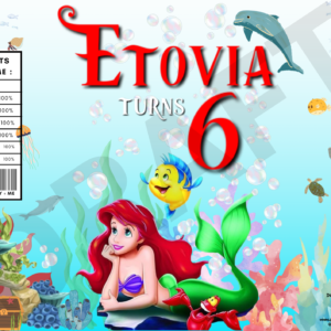 The Little Mermaid Chip Bag