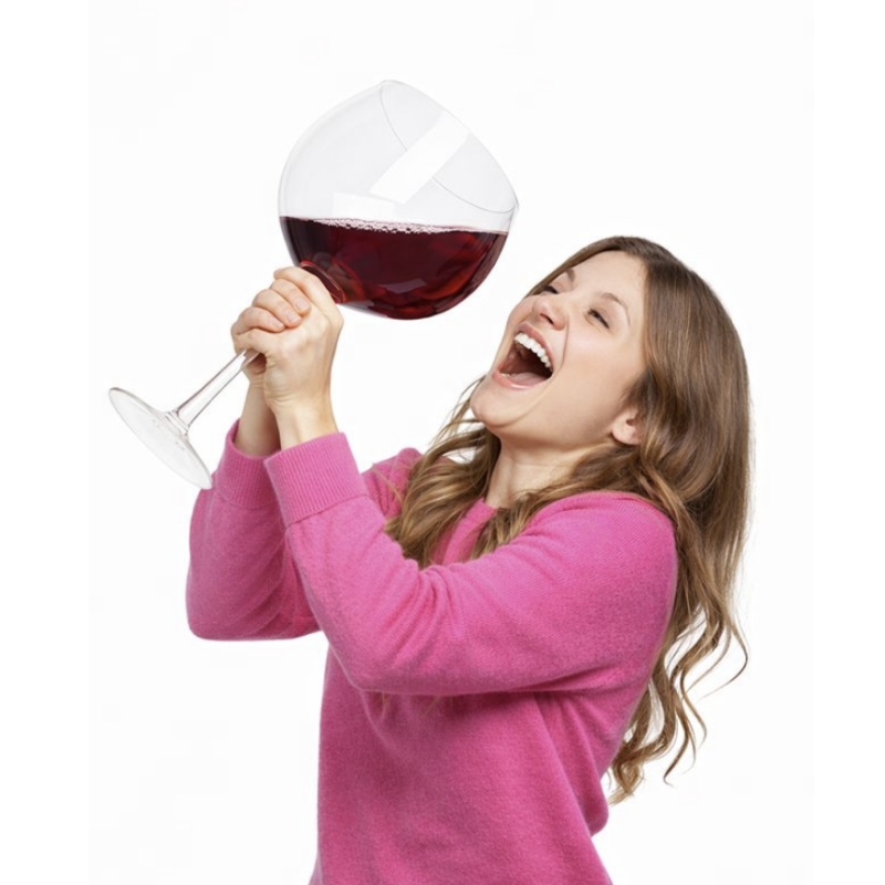 Personalized Giant Wine Glass - Image 2