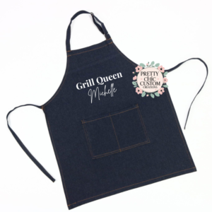 Personalized Denim Apron