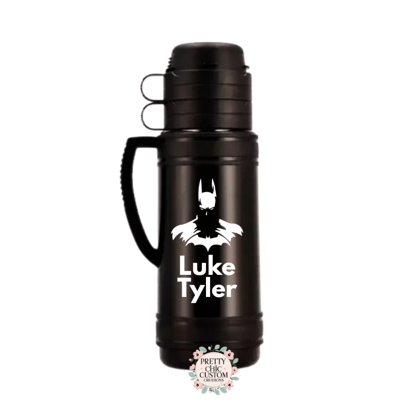 Personalized Superhero TravelVac Flask 1L - Image 2