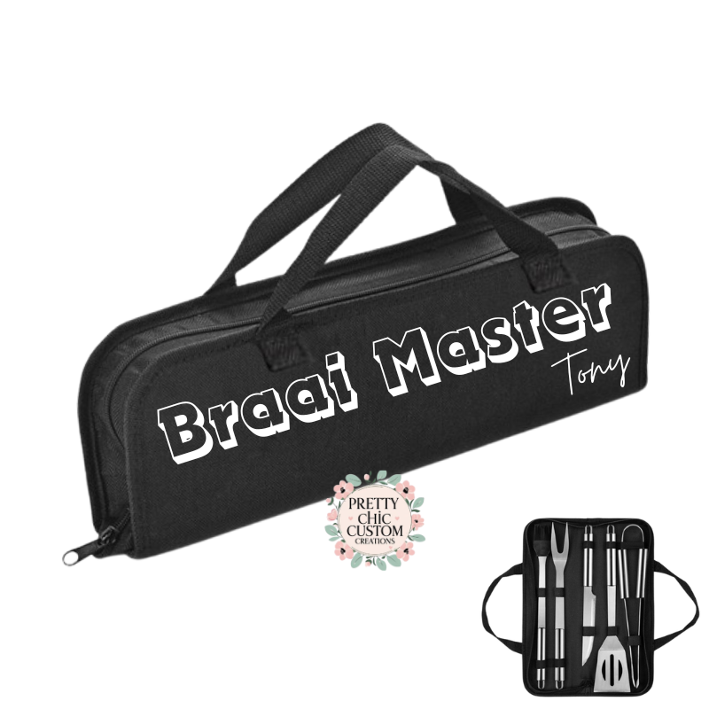 Personalized Braai Master 5 Piece Braai Set - Image 2