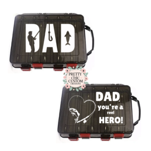 Dad, You’re a Reel Hero - Fishing Lure Tackle Box