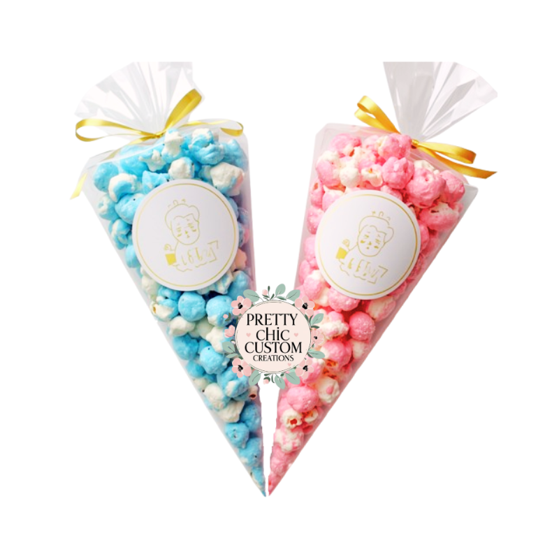 Personalized Party Popcorn Favors
