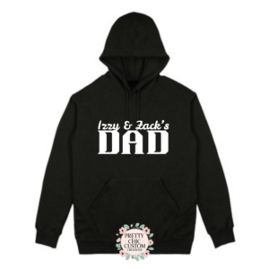 Personalized Kids Name Dad Hoodie